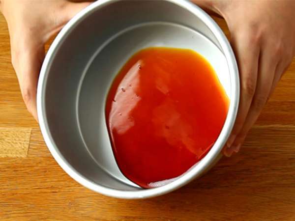 Kokosov flan v restavraciji Cookeo - Priprava korak 1