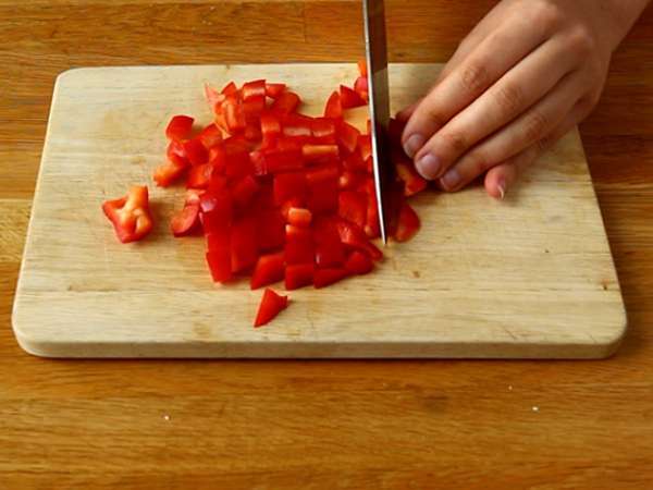 Mehiški solatni kozarci - Priprava korak 2