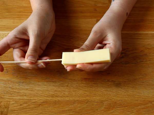 Yakitori goveji kebab s sirom - Priprava korak 5