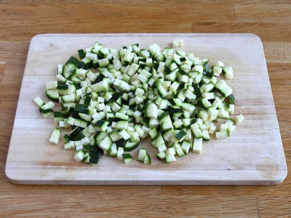 Solata iz bučk, kozjega sira in limone - Priprava korak 2