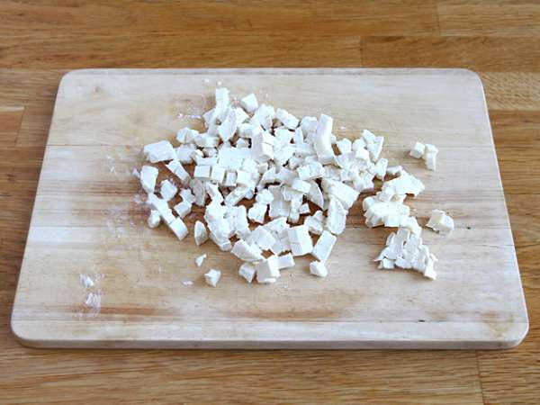 Solata iz bučk, kozjega sira in limone - Priprava korak 3