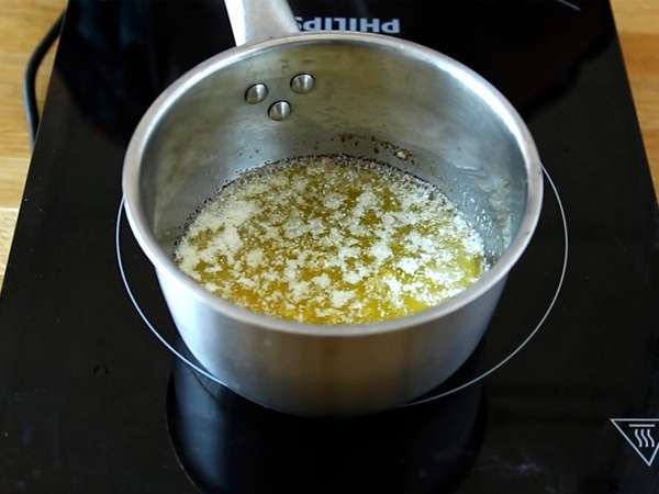 Čokoladno tigrovo pecivo - hrustljav ganache - Priprava korak 1