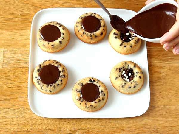 Čokoladno tigrovo pecivo - hrustljav ganache - Priprava korak 8