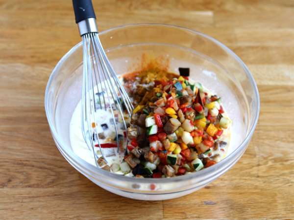 Zelenjavni flan - jed za vsakogar - Priprava korak 3