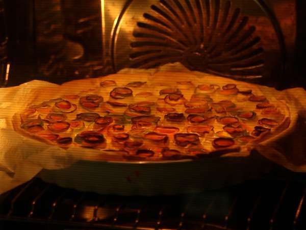 Roza bučk in korenčkov quiche - Priprava korak 5