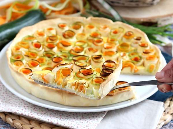 Roza bučk in korenčkov quiche - Priprava korak 6