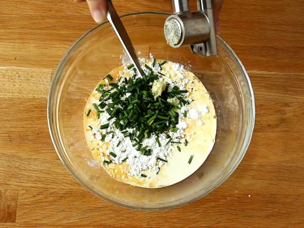 Terina iz bučk in dimljenega lososa - Priprava korak 3