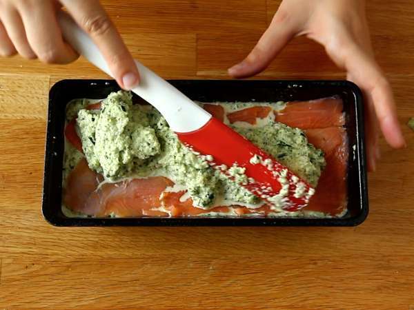 Terina iz bučk in dimljenega lososa - Priprava korak 6