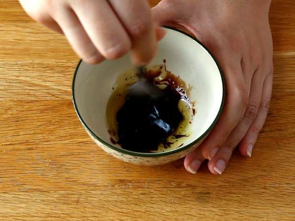 Zvitki iz bučk in dimljenega lososa - Priprava korak 3