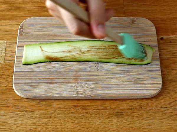 Zvitki iz bučk in dimljenega lososa - Priprava korak 4