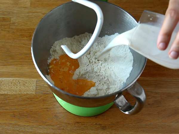 8 pramenov pletenih bucik - Priprava korak 2