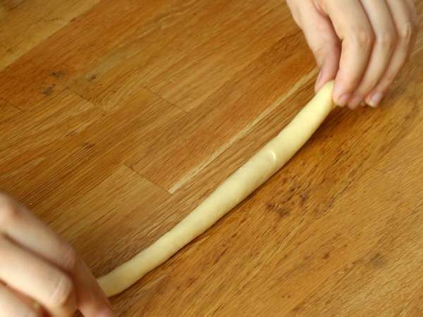 8 pramenov pletenih bucik - Priprava korak 6