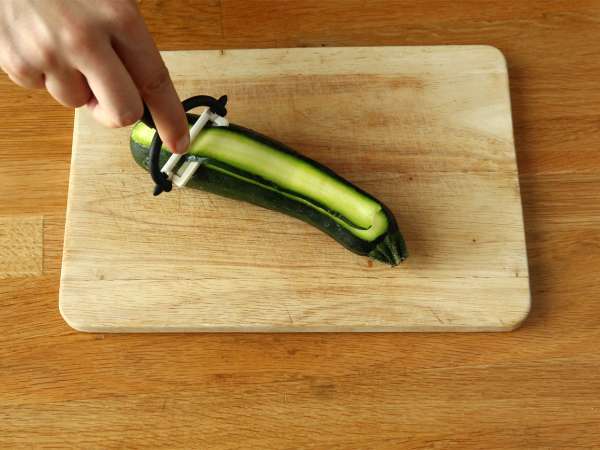 Zvitki iz bučk in sardin - Priprava korak 1