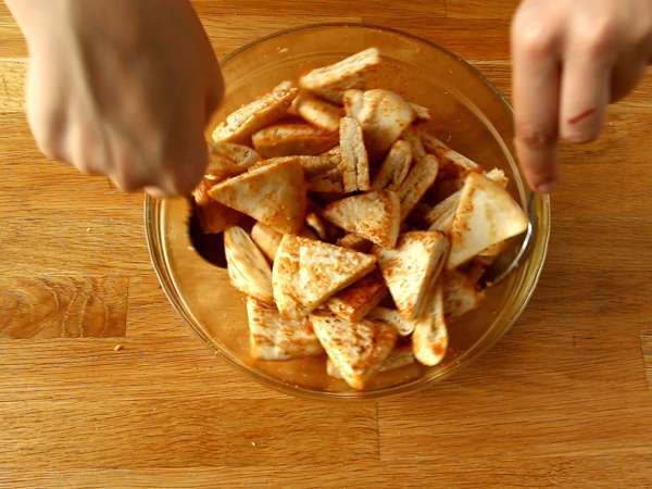 Pita kruh čips - ekspresni recept - Priprava korak 3