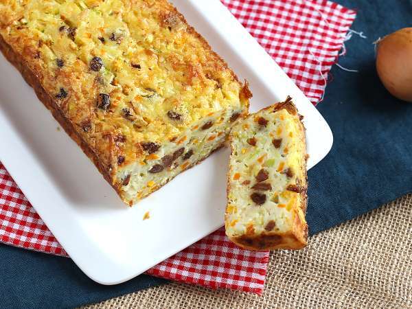 Krompirjevo pecivo z bučkami in korenčkom - Priprava korak 6