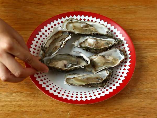 Ceviche iz ostrig: leche de tigre in pasijonka - Priprava korak 1