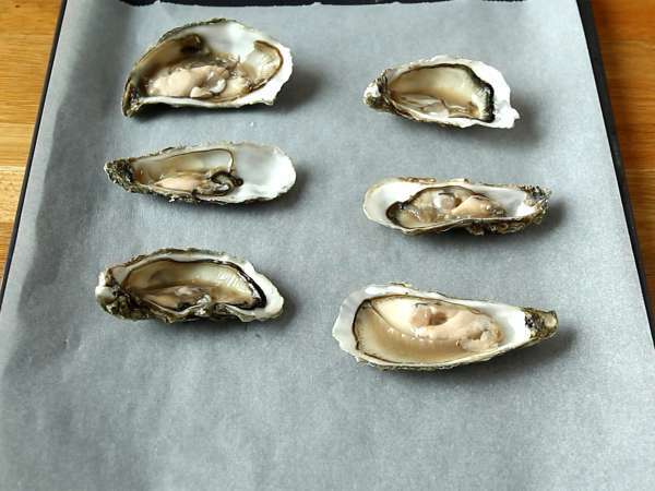 Gurmanske ostrige au gratin - Priprava korak 1