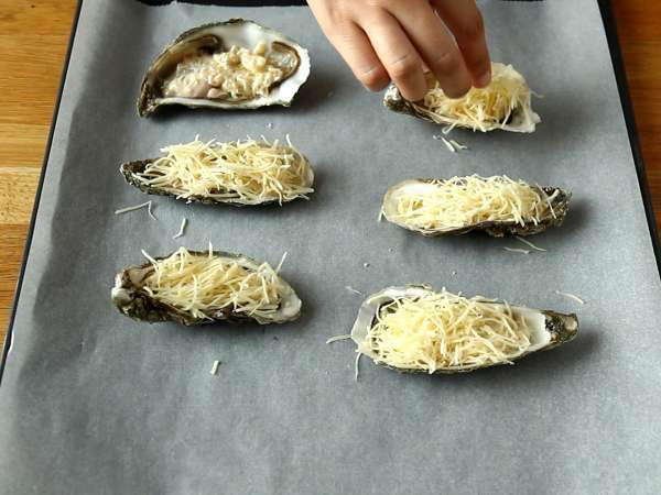Gurmanske ostrige au gratin - Priprava korak 3