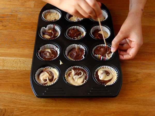 Marmornati mafini - Priprava korak 5