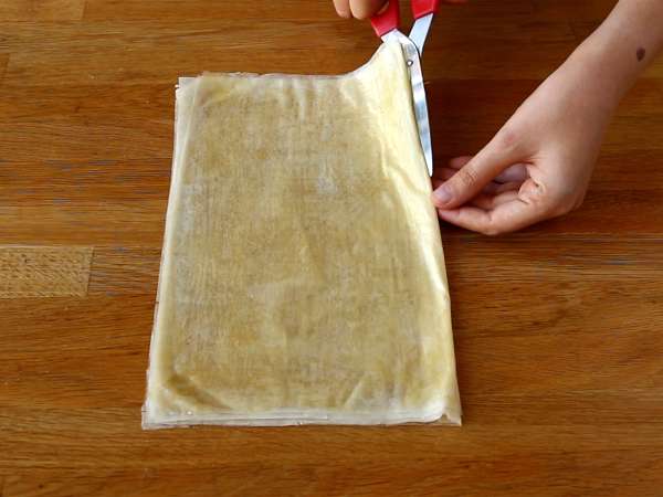 Hitra italijanska pita iz fila - Priprava korak 1