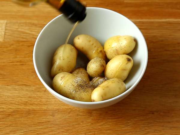 Verrines iz raclette (brez aparata): uživajte tudi kot aperitiv - Priprava korak 1