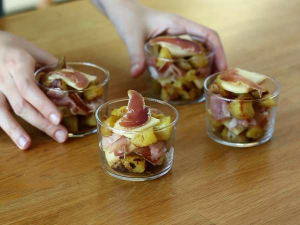 Verrines iz raclette (brez aparata): uživajte tudi kot aperitiv - Priprava korak 5