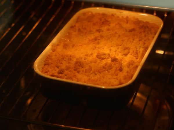 Super enostavno jabolčno drobljenje - Priprava korak 4