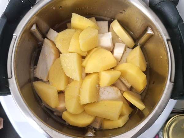 Zelenjavna juha s Thermomixom - Priprava korak 3