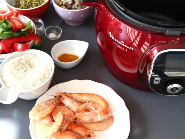 Izjemno hitra paella z napravo Cookeo - Priprava korak 1