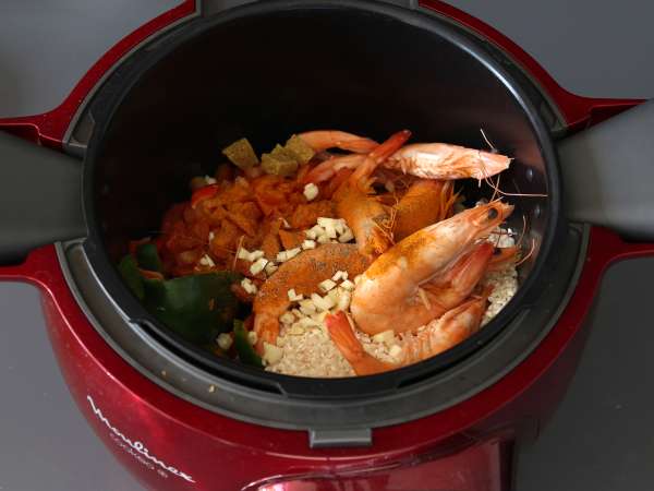 Izjemno hitra paella z napravo Cookeo - Priprava korak 5