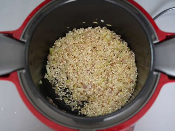 Gobova rižota v restavraciji Cookeo - Priprava korak 3