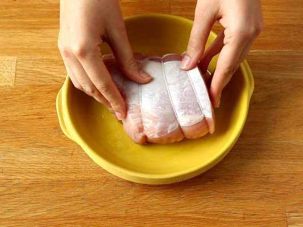 Kako speči svinjsko pečenko v pečici? - Priprava korak 1