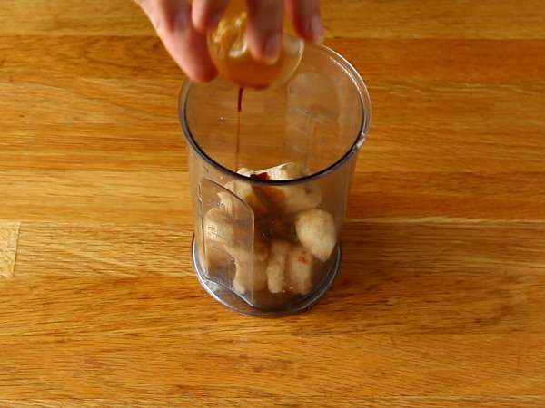 Nice cream banana, veganski sladoled z bananami! Brez aparata za sladoled - Priprava korak 2