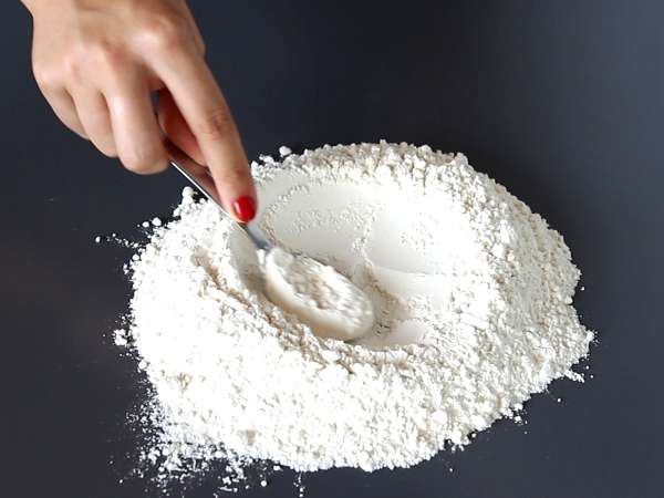 Kako pripraviti jajčne testenine za lazanjo - Priprava korak 1