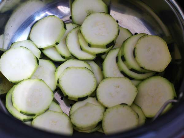 Kako kuhati bučke v pari? - Priprava korak 2