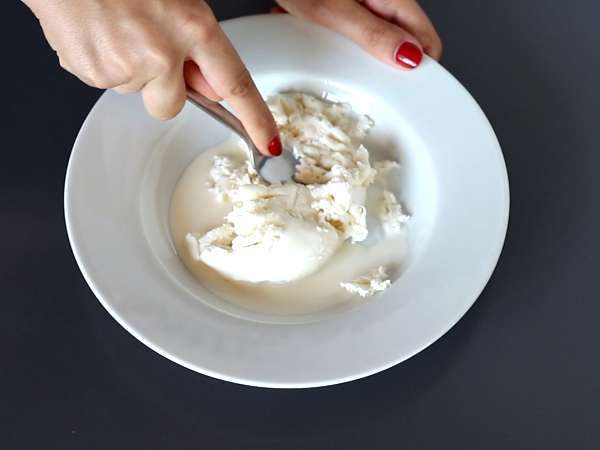 Naredite svojo burrato! Enostavno in ekonomično! - Priprava korak 3