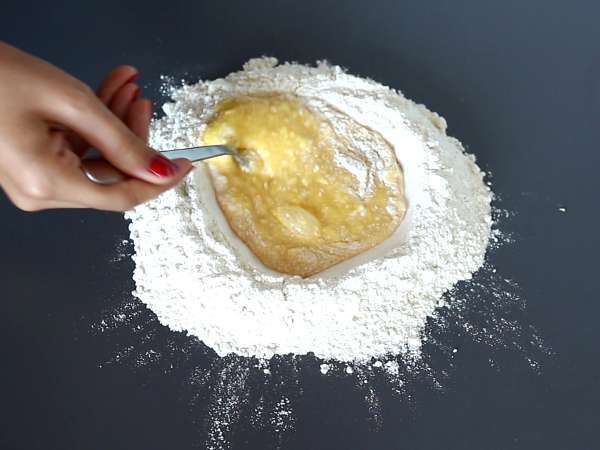 Domači jajčni pappardelle: recept je razložen korak za korakom - Priprava korak 2