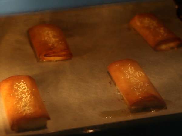 Feta Saganaki, grški recept za hrustljavce iz fete in medu - Priprava korak 5