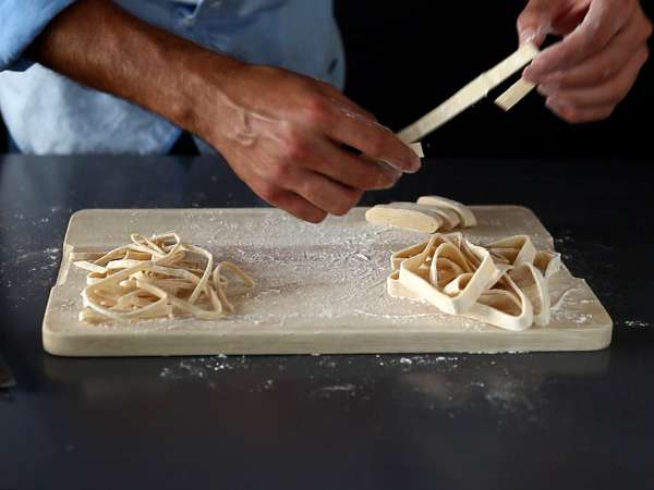 Domače tagliatelle, postopek je razložen korak za korakom - Priprava korak 7