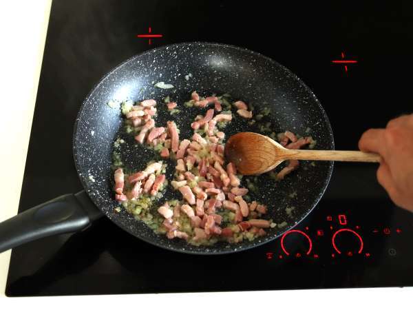 Testenine alla boscaiola, idealna prva jed za jesen in zimo - Priprava korak 2