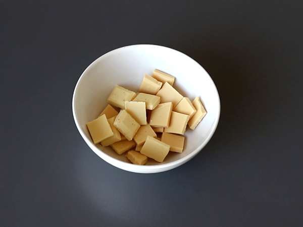 Domača čokolada Raffaello - Priprava korak 1