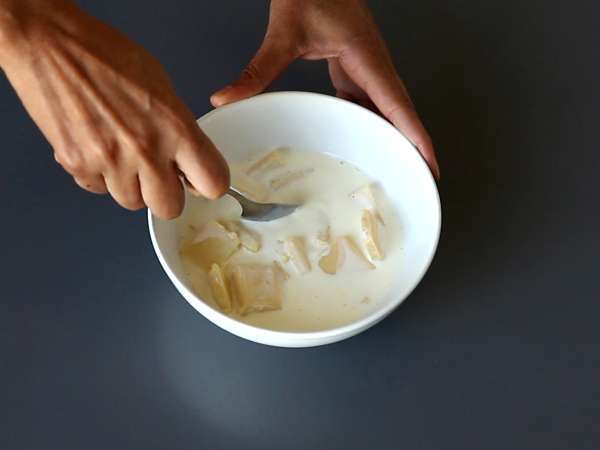 Domača čokolada Raffaello - Priprava korak 2