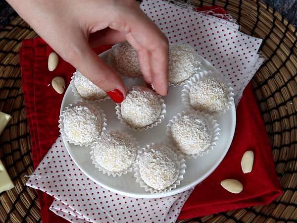 Domača čokolada Raffaello - Priprava korak 6