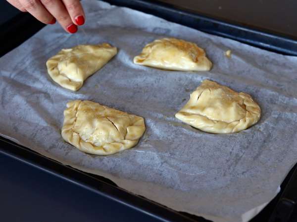 Jabolčni in lešnikovi kremni zavitki za Epifanijo - Priprava korak 7