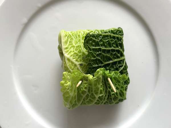 Polnjeno zelje v pečici (da bi vsi vzljubili to zelenjavo!) - Priprava korak 6