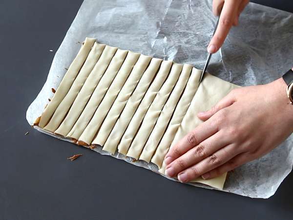 Speculoos piškoti iz listnatega testa - hitra in enostavna izdelava - Priprava korak 2