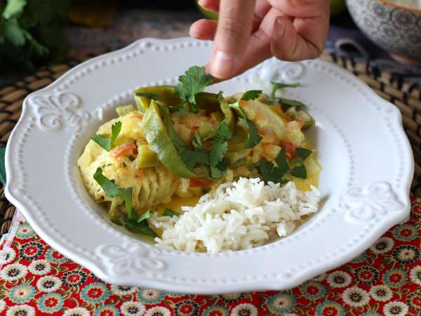 Kuhan morski list s kokosovim mlekom - ribja jed, ki jo boste vzljubili - Priprava korak 7