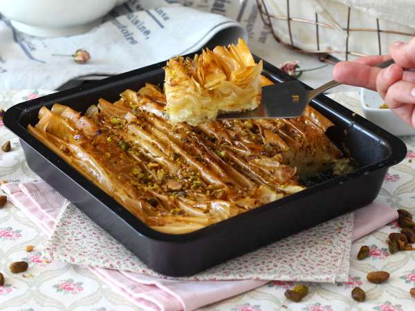 Torta z mrvicami, super hrustljava torta, ki jo je enostavno pripraviti - Laz Borek turc facile - Priprava korak 9