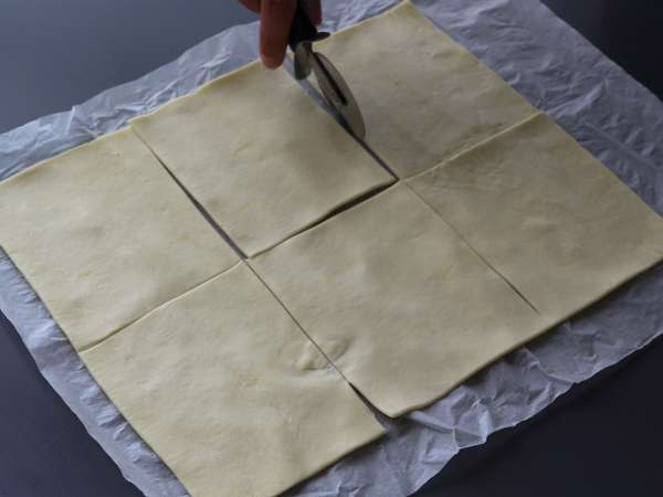 Pecivo s šparglji, šunko in topljenim sirom - Priprava korak 3