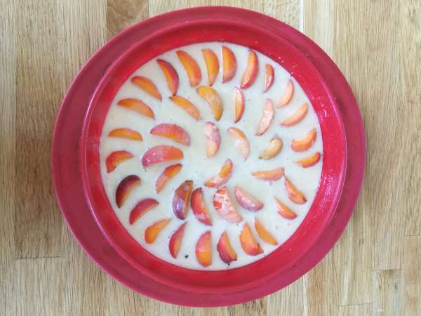 Enostaven marelični clafoutis - Priprava korak 6